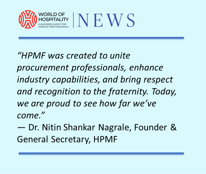 HPMF Celebrates 15 Years of Transforming Hospitality Procurement in India and Beyond